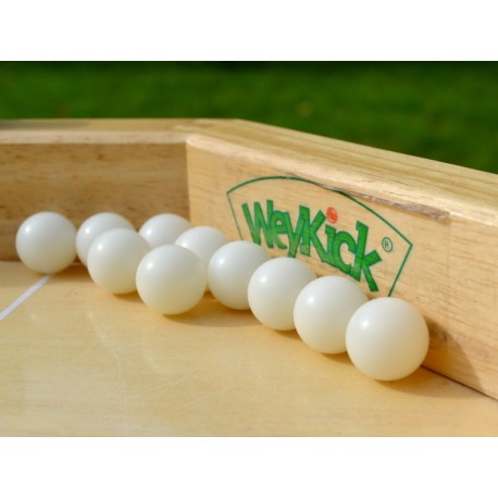 Weykick : lot de 10 speed-ballons blancs