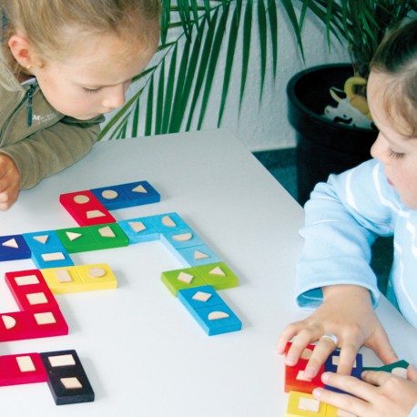 Dominos tactiles des formes Dominos tactiles des formes