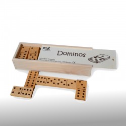Dominos classiques bois (coffret brut)