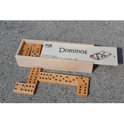 Dominos classiques bois (coffret brut)