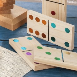 Dominos géants couleurs (15 cm)