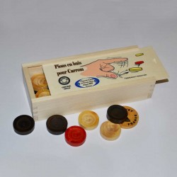 Lot complet de pions de Carrom
