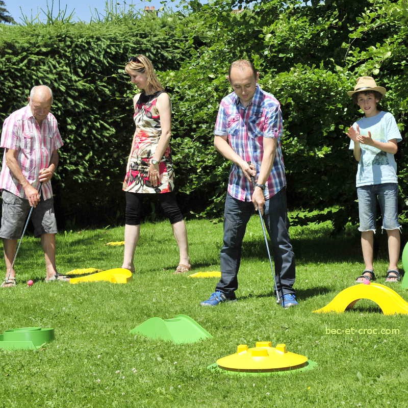 Mini Golf robuste et portatif pour jouer en extérieur ou intérieur