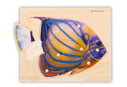 Puzzle Poisson en bois