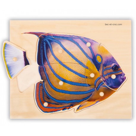 Puzzle Poisson en bois