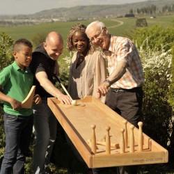 Jeu Billard Bowling en bois