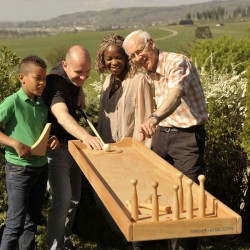 Jeu Billard Bowling en bois