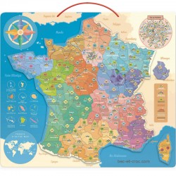 Carte de France magnétique