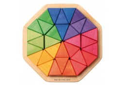 Octagon mosaïque den bois