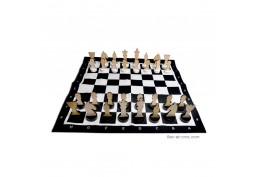 maxi jeu d'échecs tissu (90 x 90 cm)
