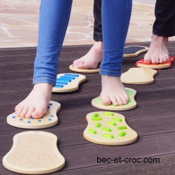 Parcours sensoriel pour les pieds - pour maternelle et école 