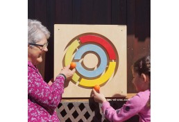 Labyrinthe mural en bois