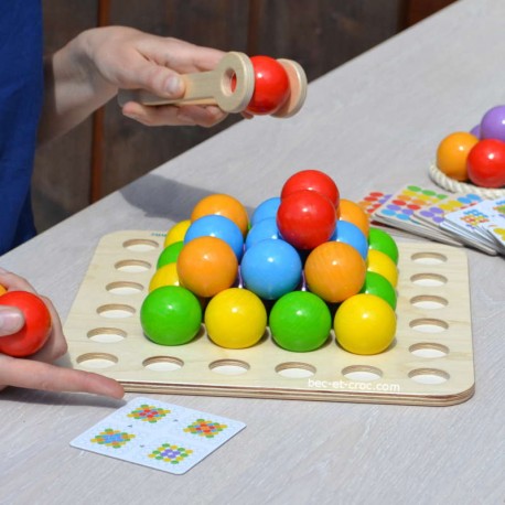 Billes de Fröbel géantes en bois Billes de Fröbel géantes en bois