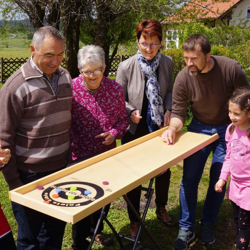 Jeu de Palets - Jeu d'Adresse en Bois - 6 ans - 2 joueurs - 10