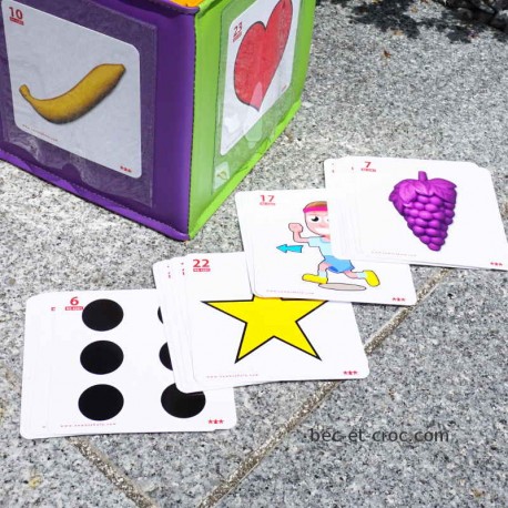 Cartes pour dé en mousse 20 cm Cartes pour dé en mousse 20 cm