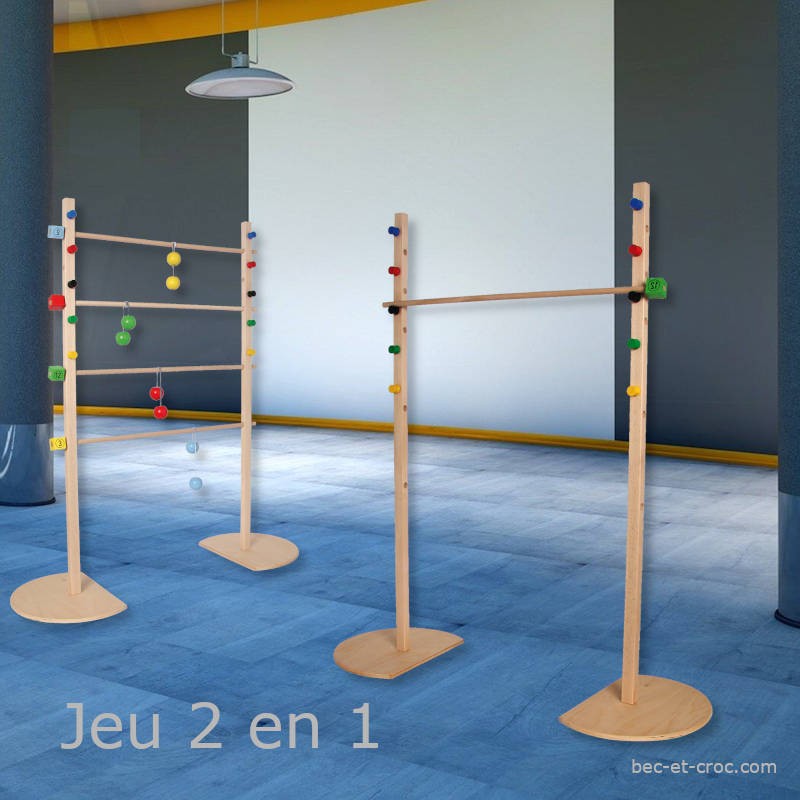 Jeu 2 en 1 : danse du Limbo et Lancer de Tacs