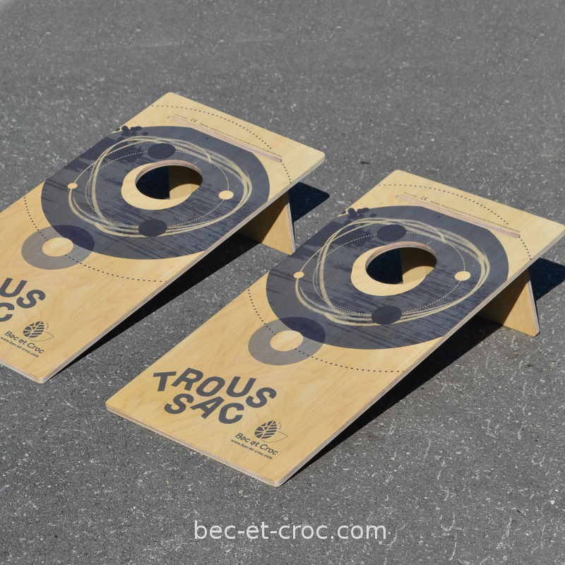 Lot de 2 Troussac ou Cornhole fabrication française