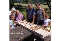 Pousse ou roule version billard hollandais casiers rapprochés