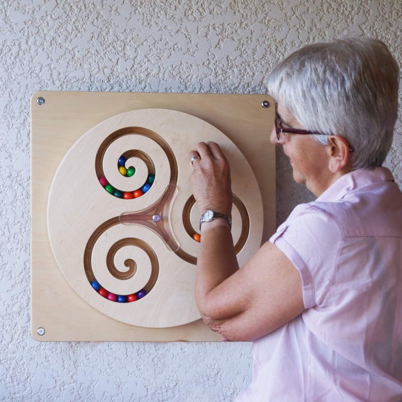 Triskèle jeu mural en bois