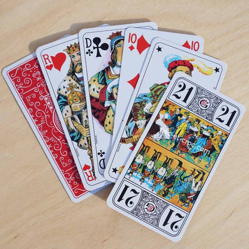 Jeu de tarot 78 cartes fabrication française, cartes à jouer