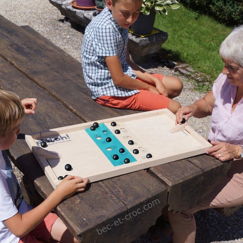 Platoh! Roule Boule, jeu d'adresse en bois éco-design fabrication