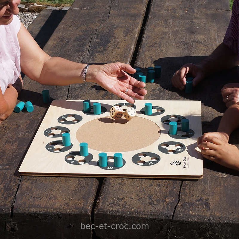 Picojeu géant, jeu de dés géant en bois fabrication française