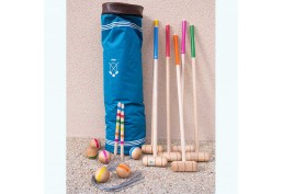 Croquet sac adultes 6 joueurs (sac bleu)