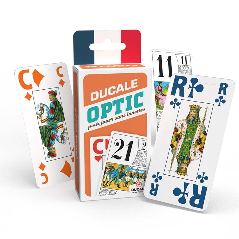 Jeu De Tarot Optic Lisible Avec Des Grands Chiffres Pour Personnes Agees