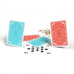 Rami optic : 2 jeux de 54 cartes