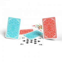 Jeu de cartes géantes malvoyant