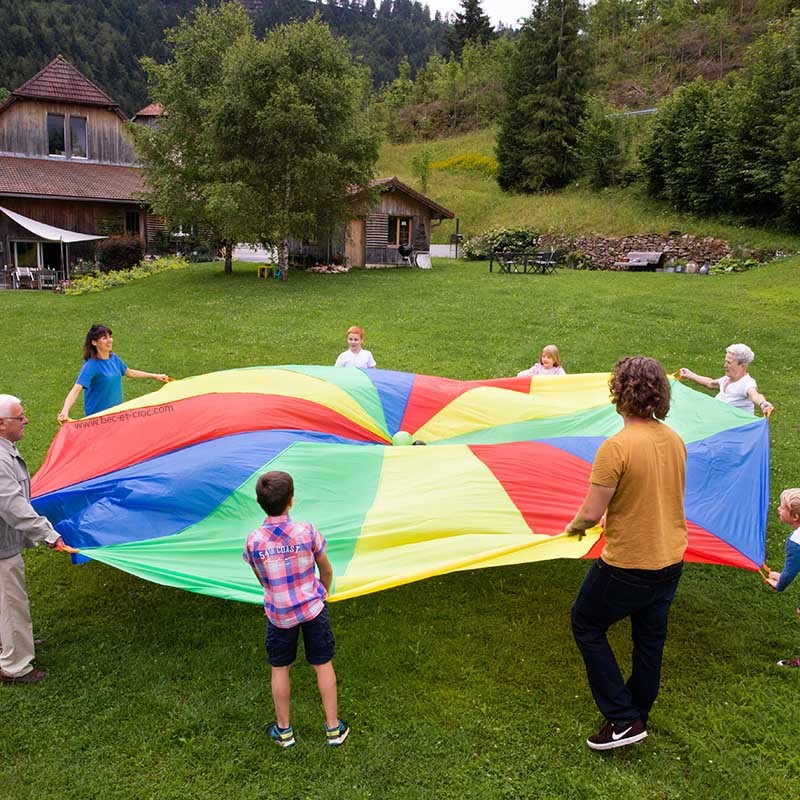 SES Creative® Jeu de parachute enfant toucan volant