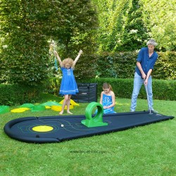Mini golf auto-gonflable en plastique