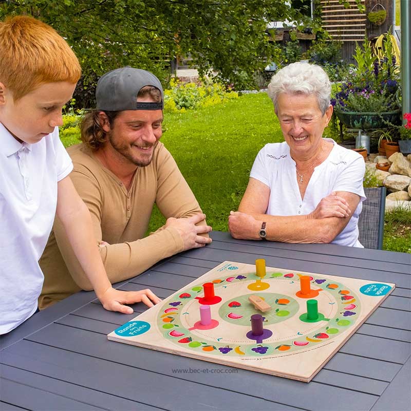 Table de jeux ronde en bois - Jeu d'Enfant ®