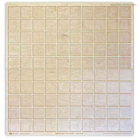 Tableau huilé XXL seul (jeux mots ou chiffres) Tableau huilé XXL seul (jeux mots ou chiffres)