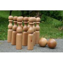 Jeu de 9 quilles 24 cm