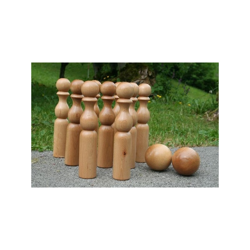 Jeu de 9 quilles 24 cm