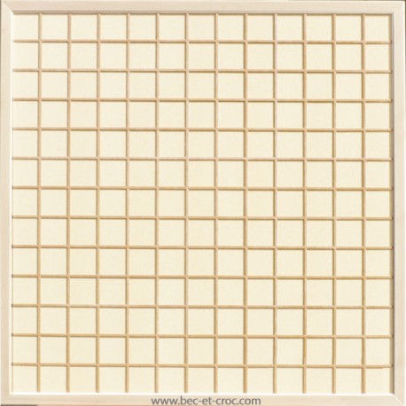 Plateau Mots Géants en bois seul (sans lettres) V2 Plateau Mots Géants en bois seul (sans lettres) V2