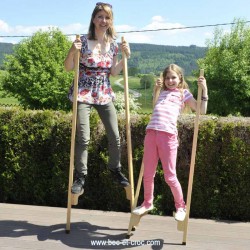 Echasses enfants 160 cm (max 12 ans) fabrication française