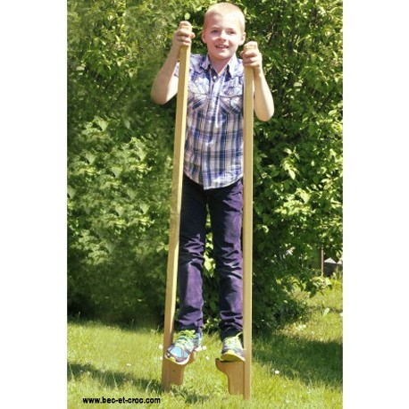 Echasses enfants 160 cm (max 12 ans) fabrication française Echasses enfants 160 cm (max 12 ans) fabrication française