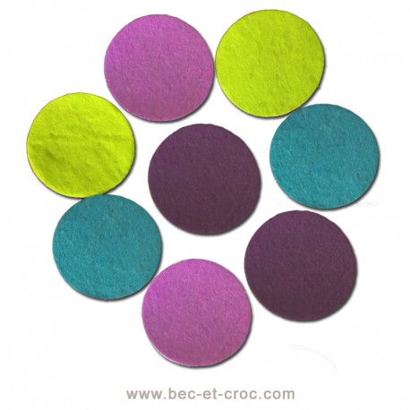 Kit 20 palets feutrine pour catapultes Kit 20 palets feutrine pour catapultes