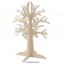 ARBRE EN BOIS 3D À DÉCORER 75 x 45 cm