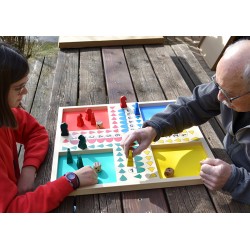 Magnifique jeu de loto géant en bois. Fabrication française Bec et Croc