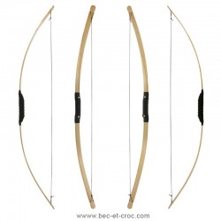 Arc 95 cm non percé avec 3 flèches