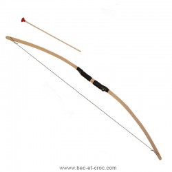 Arc 75 cm percé avec 3 flèches