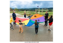 Parachute avec cibles Ø 3,6 m