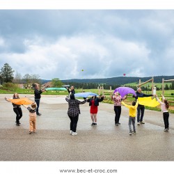 Lot de 6 parachutes 2 personnes