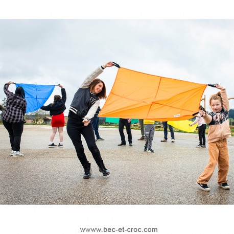 Lot de 6 parachutes 2 personnes Lot de 6 parachutes 2 personnes