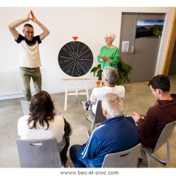 Roue à personnaliser géante + Chevalet