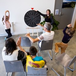 Roue à personnaliser géante + Chevalet