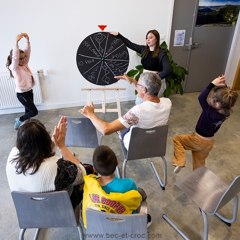Roue à personnaliser géante + Chevalet